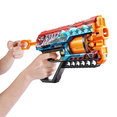 Іграшкова зброя Zuru X-Shot Швидкострільний бластер Skins Griefer Apocalypse (12 патронів) (36561E) | Зображення 9