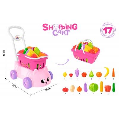 Ігровий набір "Shoppig: візок для супермаркету" 7563 ТехноК, в коробці (4823037607563) | Зображення 1