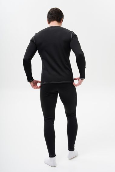 Комплект термобілизни демісезонний бавовняний Without Celsius Black | Зображення 2
