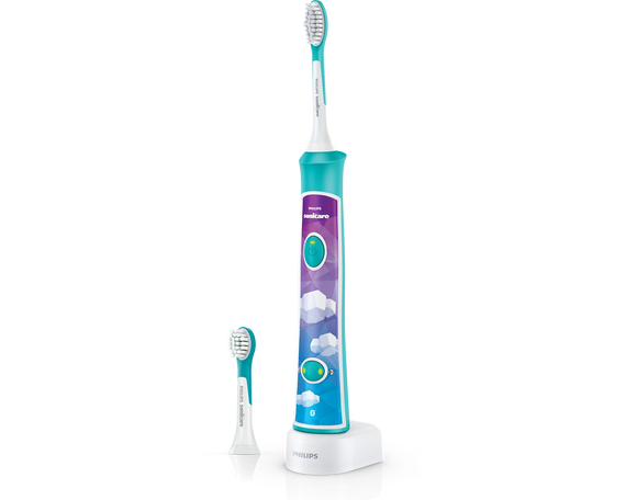 Дитяча електрична зубна щітка Philips Sonicare HX6322/04, бірюзова - Уцінка