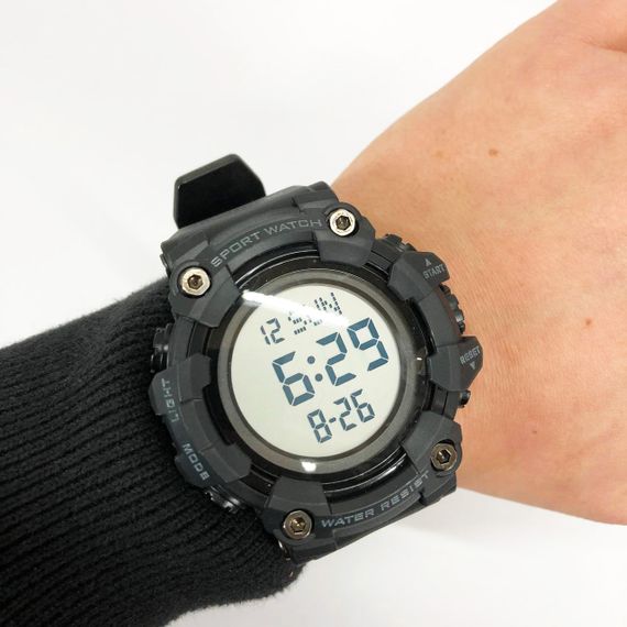 Часы спортивные спорт SKMEI 1968BKWT, Военные часы для военнослужащих Практичные мужские JE-14