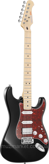 Електрогітара DONNER DST-152 Black - (Комплект) | Зображення 2