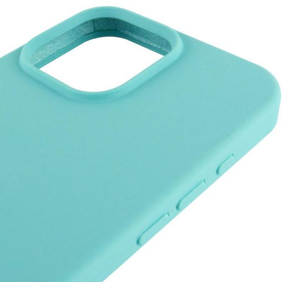 Чохол Silicone Case Full Protective (AA) для Apple iPhone 14 Pro (6.1") Бірюзовий / Marine Green | Зображення 3