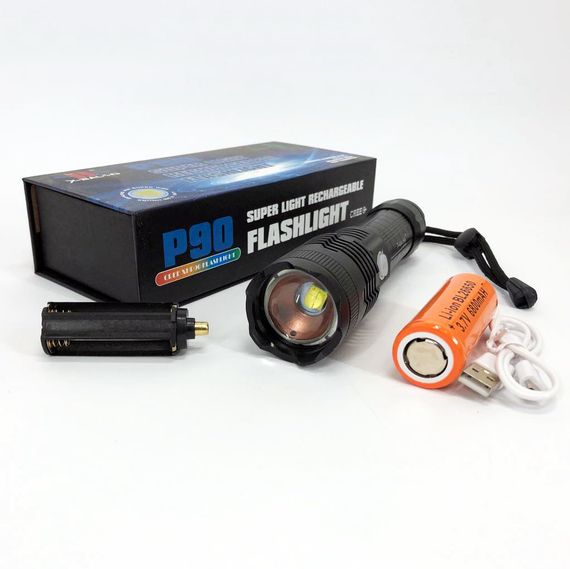 Ручний ліхтарик LED X-Balog BL-B88-P90 | Гарний ліхтарик Ліхтарик тактичний ручний | WD-141 Ліхтарик bl | Зображення 2