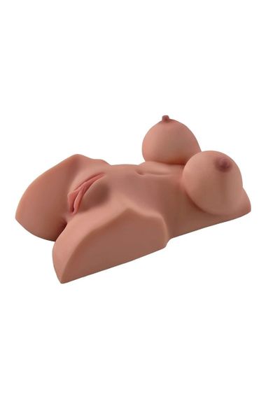 Мастурбатор-торс Pipedream PDX Plus Perfect Dd's Masturbator бежевый, 30 см Sex Aura | Зображення 1