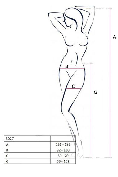 Эротические колготки-бодистокинг с ажурным поясом Passion S027 One Size, white, открытый доступ | Зображення 2