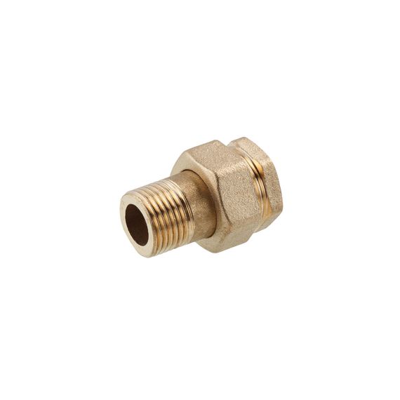 Згін-американка пряма посилена LexLine 1/2" ВЗ латунна УК0801-В | Зображення 2