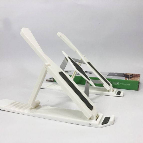 Підставка для ноутбука Multi-Position foldable bracket JC-25 8х22смСтильна підставка. Колір: білий | Зображення 3