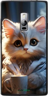 Чохол на OnePlus 2 Білий кіт "5646u-386-2448"