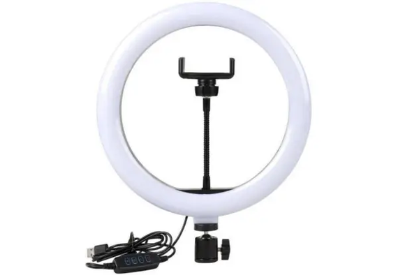 Кільцева LED-лампа LC-330 (1 кріп.тел.) (USB) (33см)