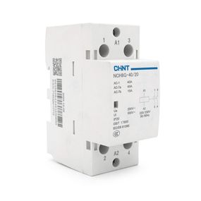 Контактор CHINT NCH8-40/20 220V,40А, 7.5kW, 2NO, на DIN-рейку, 85*65,5*36мм