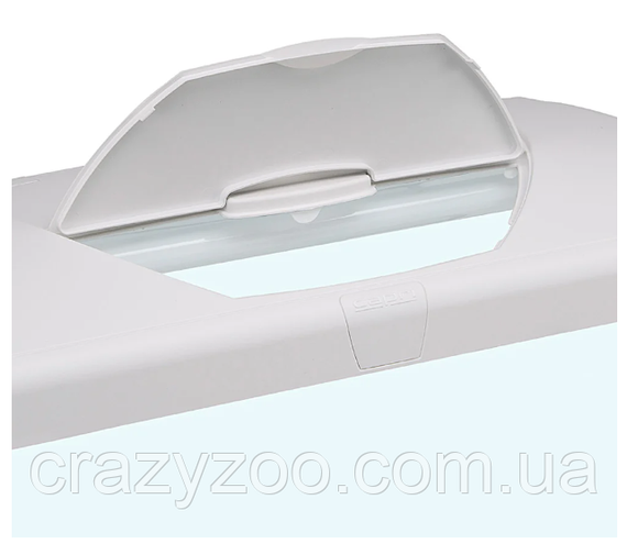 Акваріум Ferplast Capri 80 LED зі світлодіодною лампою та комплектуючими білий 100 л 80х31.5х46.5 см 65018111 | Зображення 2