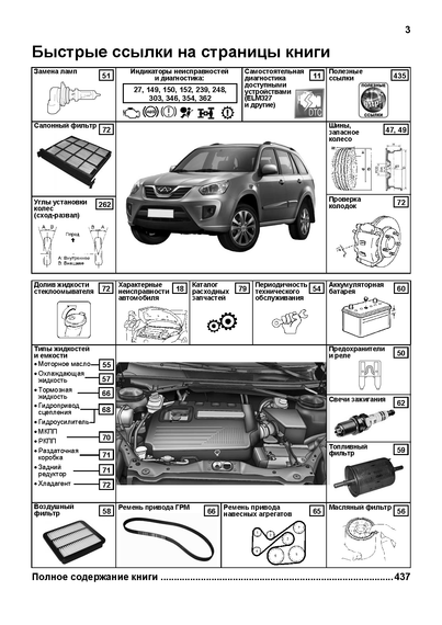 Chery Tiggo FL / Vortex Tingo FL. Посібник з ремонту та експлуатації. Книга | Зображення 1