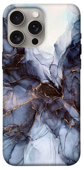 Чохол з картинкою Чорно-білий мармур для Apple iPhone 15 Pro Max (6.7")