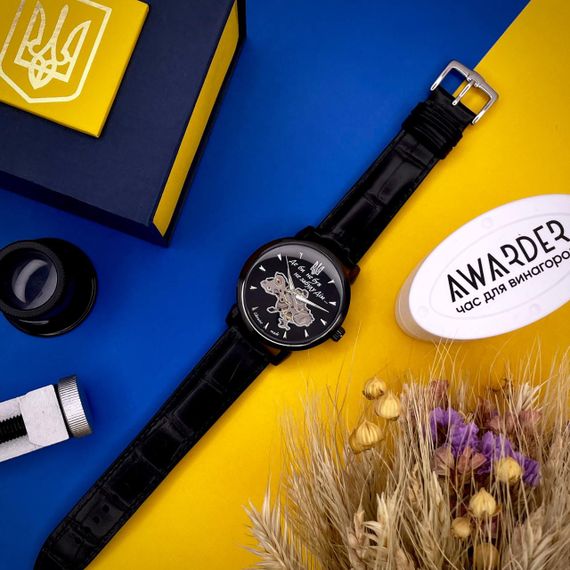 Чоловічий годинник Awarder 022-3D Де би не був All Black Automatic | Зображення 7