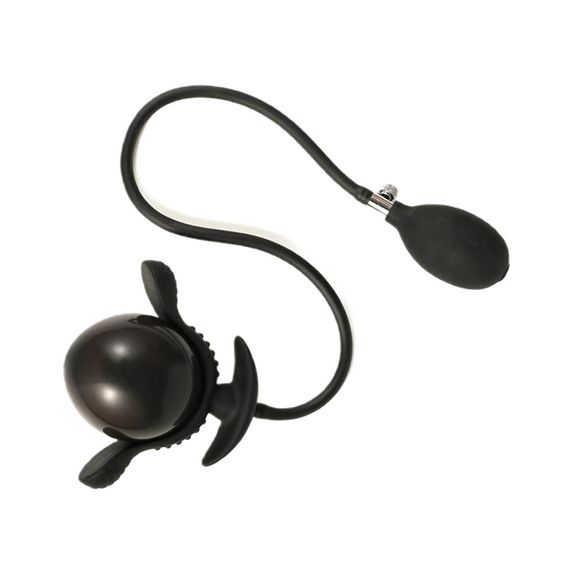 Надувной анальный плаг Inflate Sense Pro с помпой и анатомической фиксацией