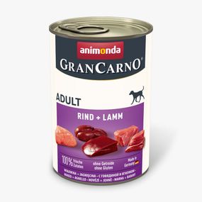 Корм Animonda Gran Carno влажный с говядиной и ягненком для взрослых собак 400 гр