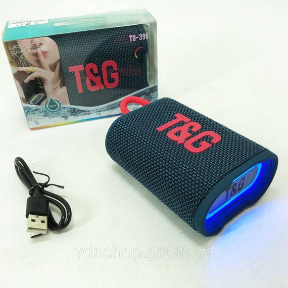 Портативна блютуз колонка TG396, Музичні колонки для вулиці, Bluetooth музична колонка FD-91 | Зображення 9