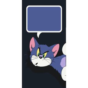 Открытка по номерам "Кот Том" 16112-AC 40х80 см