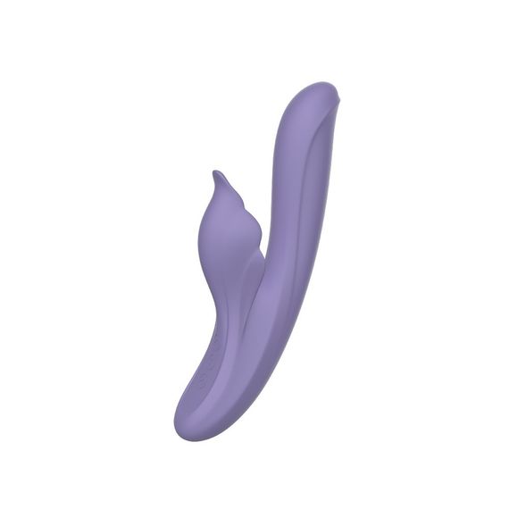 Вібратор Сhisa Kissen Captive з кліторальним відростком, фіолетовий Sex Aura | Зображення 4