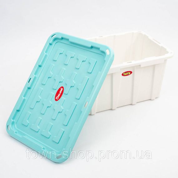 Контейнер для хранения большой "Белый" DOLONI TOYS 01592  75х51х37 см | Зображення 1