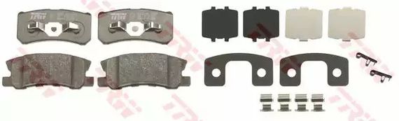 Гальмівні колодки дискові JEEP Compas/Patriot R 10, TRW (GDB4600) | Зображення 1