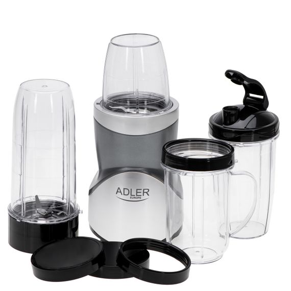 Блендер-шейкер Adler AD 4084, 1200 Вт імпульсний режим 4 пляшки 300–700 мл | Зображення 1