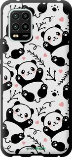 Чохол на Xiaomi Mi 10 Lite Панди "4318b-1924-2448"