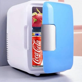 Автохолодильник портативний 4л в прикурювачі Car refrigerator LY-898 Білий з блакитним