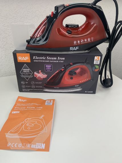 Утюг RAF 1245 1800W red | Зображення 2