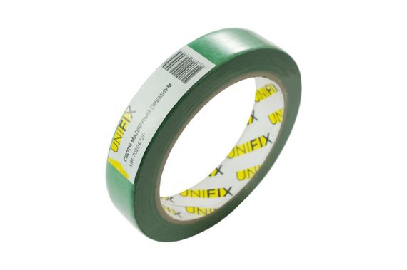 Лента клейкая малярная MR-7020472P премиум 20мм*40м UNIFIX | Зображення 2