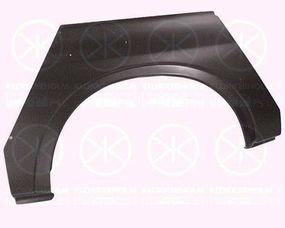 Арка задняя Opel Combo '93-00, цинк, левая (Klokkerholm)