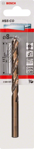 Свердло по металу Bosch HSS-Co, DIN 338, 8х75мм, 1шт (2.608.585.860) | Зображення 2
