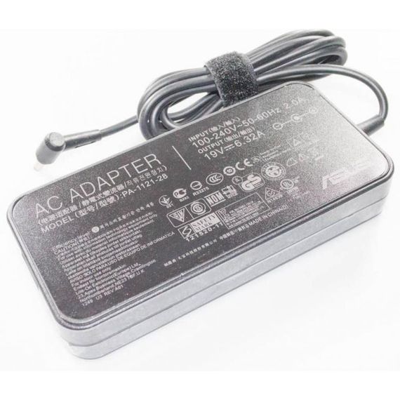 Блок живлення до ноутбуку ASUS 120W 19V, 6.32A, разъем 4.5/3.0 (PA-1121-28 A15-120P1A / A40161) | Зображення 1