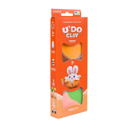 Набір для ліплення Strateg UDO CLAY 31077 Різнокольоровий shop (4823113893811)