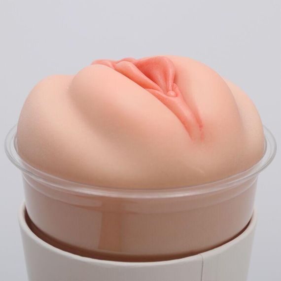Мастурбатор-вагіна Naked Factory Cup Sleeve V–2, наскрізний Sex Aura | Зображення 5