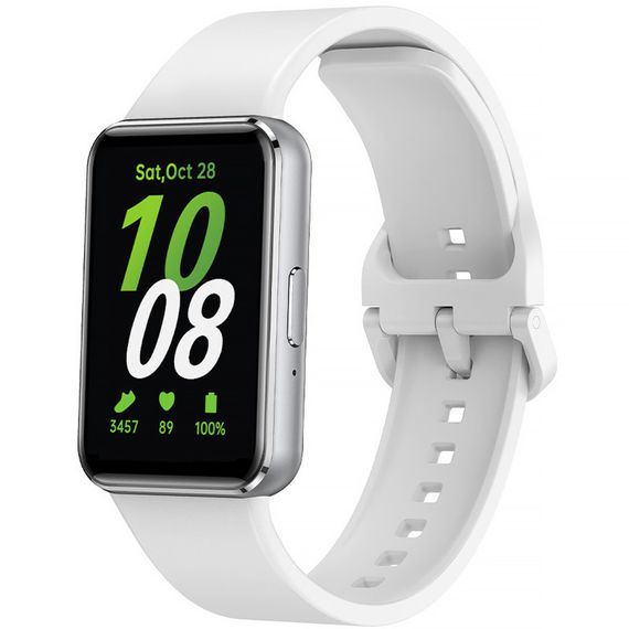 Силиконовый ремешок для Samsung Galaxy Fit3 White | Зображення 1