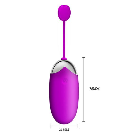 Віброяйце - Pretty Love Abner Vibrating Egg Purple (App) Sex Aura | Зображення 5