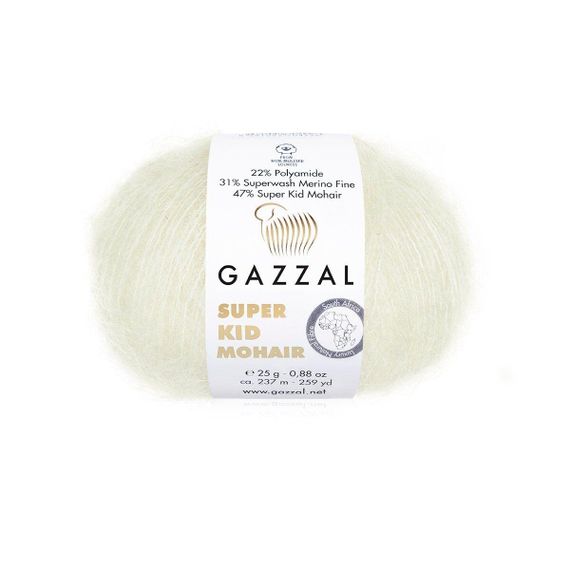 Super Kid Mohair № 64414 Gazzal Турецька пряжа для в'язання нитки кід мохер 64414