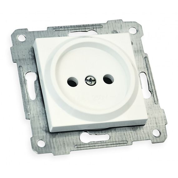 Механізм розетки б/з, 16А, RITA, Mutlusan, білий, (арт.47-01-71)