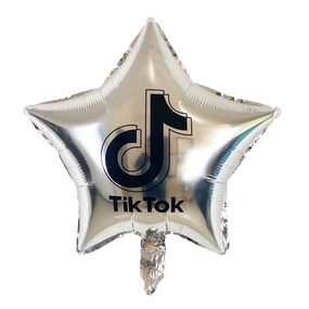 Фольгована куля TikTok, Сріблястий