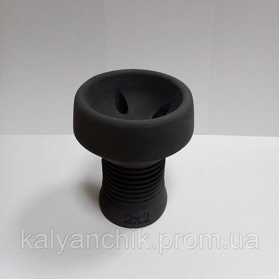 Чаша для кальяна 2x2 Bomb Epic Черные камни времени