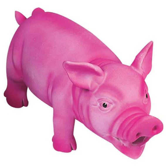 Игрушка для собак Flamingo Pig, 22 см, розовая