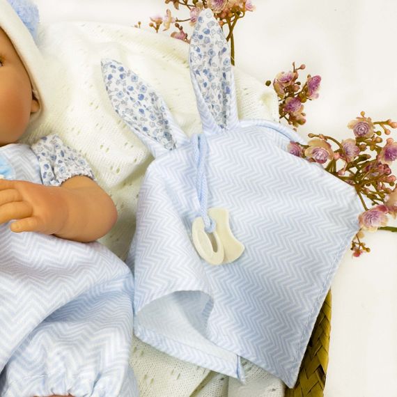 Испанская Виниловая Кукла Новорождённый Младенец RN DOU DOU Анатомический Мальчик Пупс в Коробке Nines d`Onil 37 см | Зображення 3