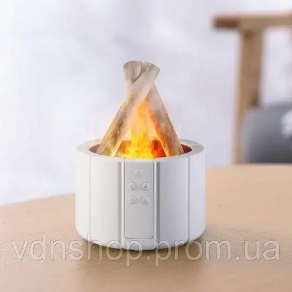 Зволожувач повітря з підсвічуванням полум'я , ефект багаття | Зображення 2