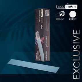 Тонкие файлы 240грит Staleks Pro EXCLUSIVE PapMam (поштучно)