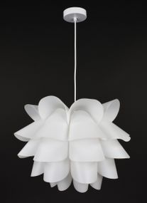 Люстра підвісна на 1 лампочку 27931 Білий 40-170х48х48 см.