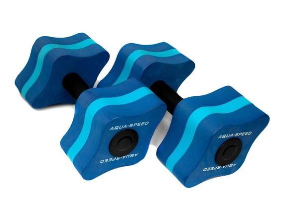Гантелі для аквафітнесу Aqua Speed ​​AQUAFITNESS Dumbells 5647 синій Уні 11x15x8см 5908217656476