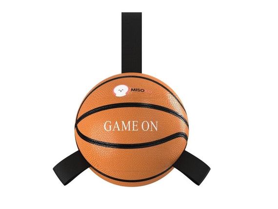 Іграшка для собак Misoko&Co Basketball Ball, 18.5 см, помаранчевий