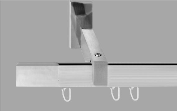 Карниз Скарлайн одинарний в зборі профіль Україна (Сталь) 200 див.